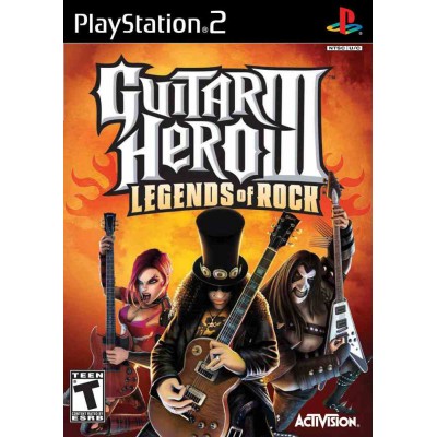 Guitar Hero 3 Legends of Rock [PS2, английская версия]